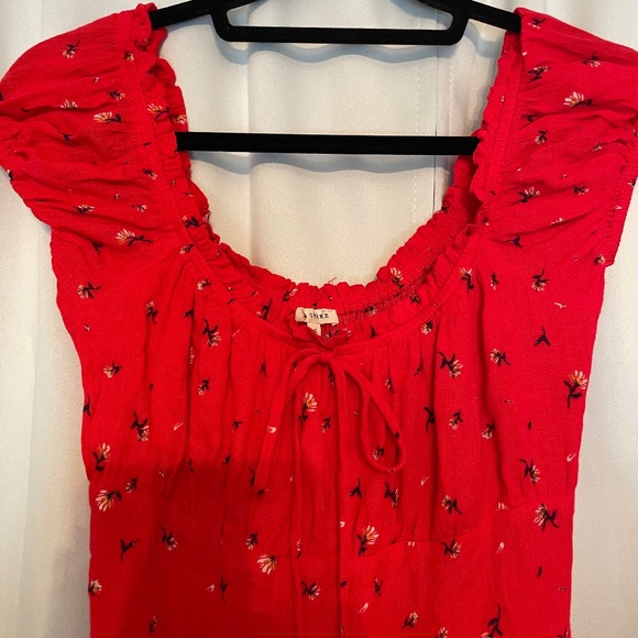 Red Mini Dress - Picture 2 of 3